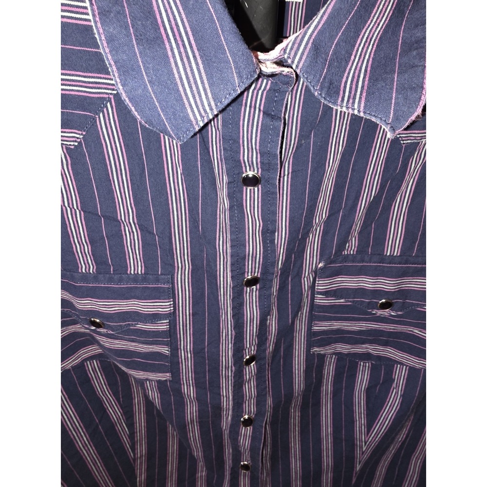 Rockies Striped Snap Front Shirt Size XL. Western, Vintage, 90s, Lagonlook....